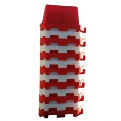 Parapet rutier TEKCNOPLAST 100 x 40 x H 70 cm alb