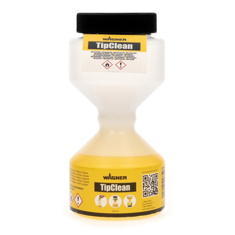Solutie curatare duza airless Wagner TipClean recipient 200 ml clepsidra