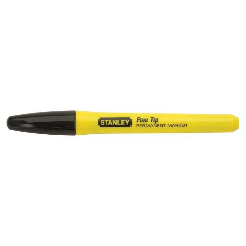 Stanley 0-47-316 Set 2 Markere permanente, negru, varf subtire