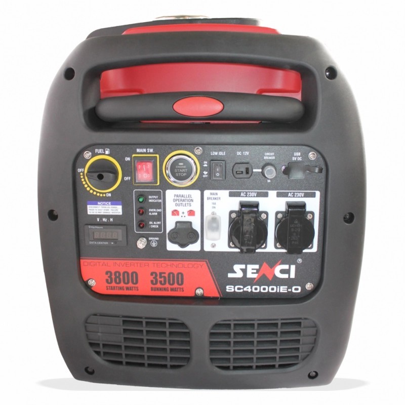Generator inverter SENCI SC4000iE-O putere maxima 3.8 kW 230V pornire electrica insonorizat