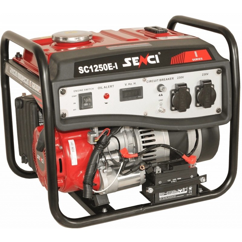 Generator de curent SENCI SC1250E-LITE putere maxima 1,0 kW 230V pornire electrica