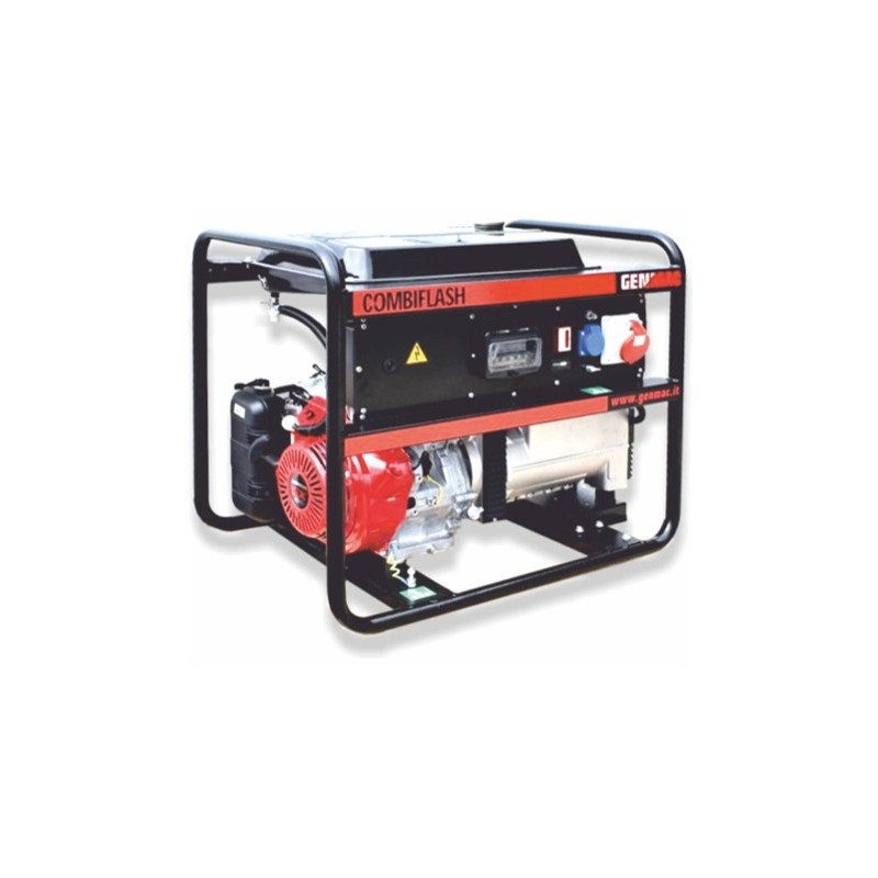 Generator de curent si sudura GENMAC CombiFlash RG201HO-M P maxim 7,1 kVA 230V motor Honda GX390