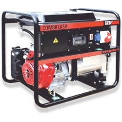 Generator de curent si sudura GENMAC CombiFlash G221HO-M P maxim 7,2 kVA 230/400V motor Honda GX390