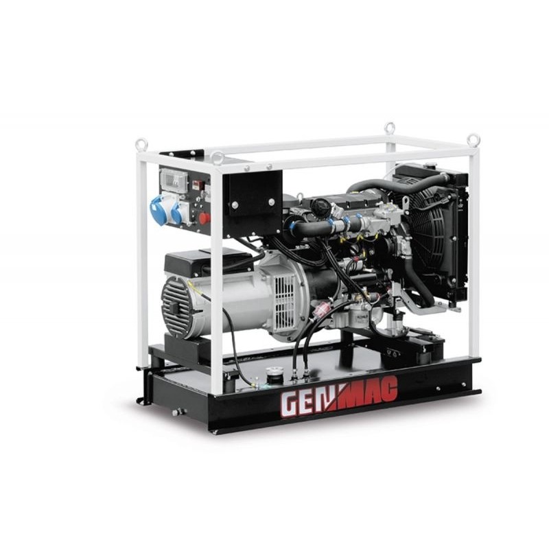 Generator de curent GENMAC Minicage G13100KEO P maxim 11,9 kW/400V 4 KW/230V motor Kohler diesel DE