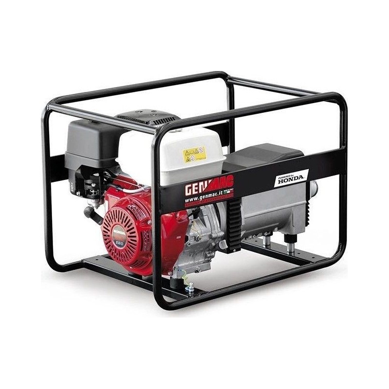 Generator de curent GENMAC Click RG7300HO putere maxima 6,4 kW 230V motor Honda GX390