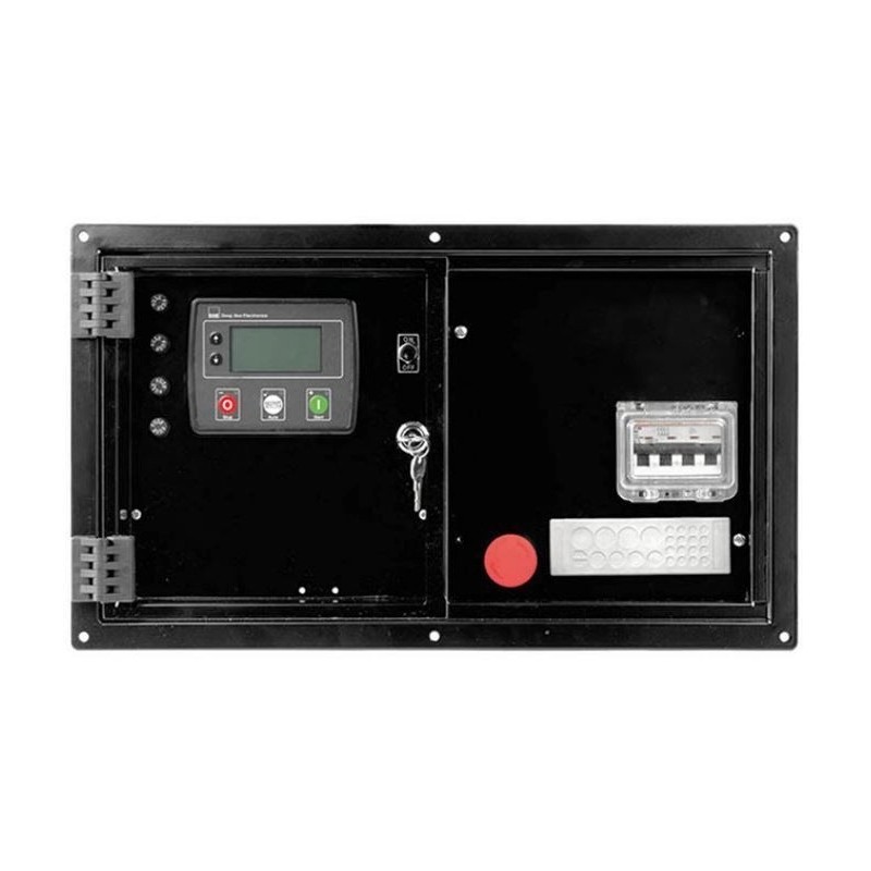 Generator insonorizat GENMAC Strong G60IS DSE-7320 putere maxima 66 kVA 400V motor Iveco