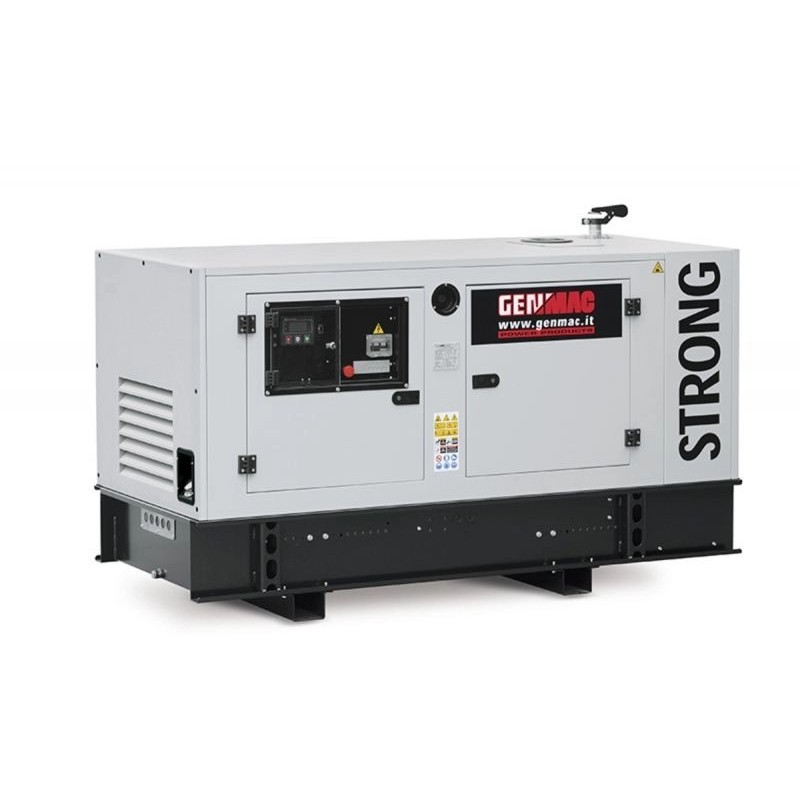 Generator insonorizat GENMAC Strong G60IS putere maxima 66 kVA 400V motor Iveco