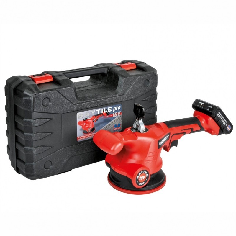 Ventuza electrica vibranta cu acumulator MONTOLIT Battile Pro Li-ion 16V 2 Ah
