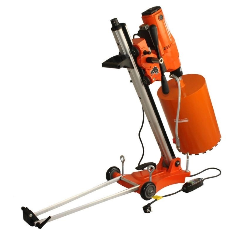 Masina de carotat BISONTE EC2800 230V 2800 W Ø maxim pentru carotare beton 255 mm, suport inclus