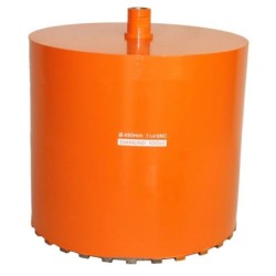 Carota Bisonte 450 x 400 mm diamantat-sudat, prindere UNC 1 1/4&#8243;