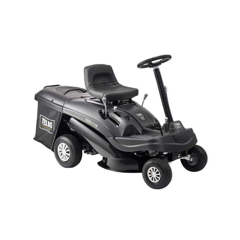 Texas Rider 6110E Tractor pentru tuns gazon, 6.4CP, latime lucru 61cm, inaltime taiere 35-75mm, 150L, benzina, 4.6km/h, pornire