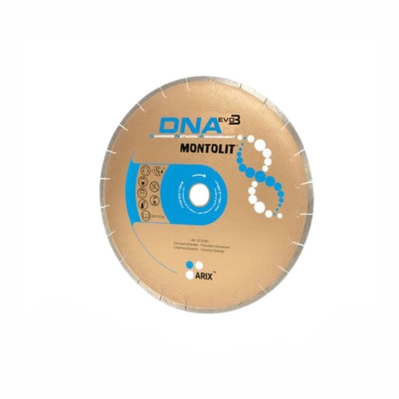 Disc Montolit SCX250 pentru gresie portelenata/ceramica/granit Ø 250 mm