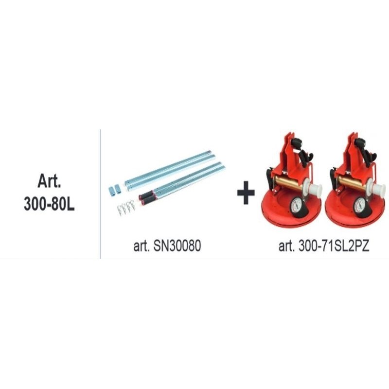 Sistem complet Montolit SUPERLIFT 300-80L-S pentru ridicare/montare placi ceramice