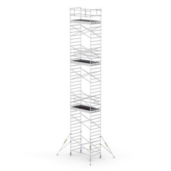 ProTUBE L14 Schela mobila profesionala din aluminiu H lucru 13,8m