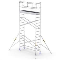 ProTUBE S6 Schela mobila profesionala din aluminiu H lucru 6,2m