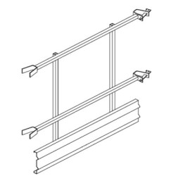 CONDOR &#8211; Balustrada capat 1050 x H 1250 mm zincat
