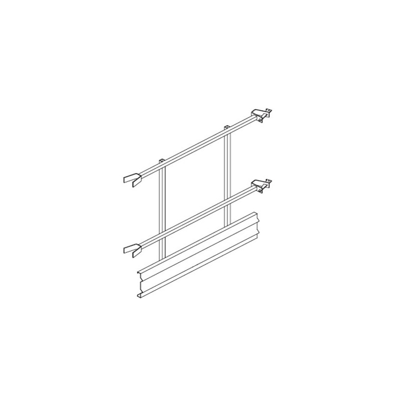 CONDOR &#8211; Balustrada capat 1050 x H 1250 mm zincat