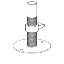 CONDOR &#8211; Baza reglabila filetata 50cm vopsita
