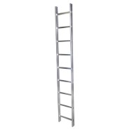 Scara simpla aluminiu BISONTE STR109 9 trepte inaltime maxima 2.53 m
