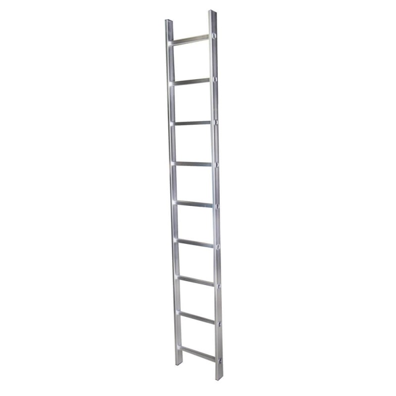 Scara simpla aluminiu BISONTE STR109 9 trepte inaltime maxima 2.53 m