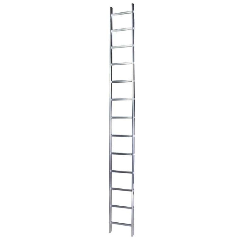 Scara simpla aluminiu BISONTE STR113 13 trepte inaltime maxima 3.8 m