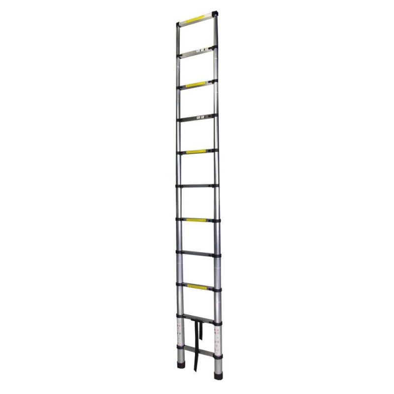 Scara telescopica aluminiu Bisonte STR1032 11 trepte inaltime maxima 3.20 m
