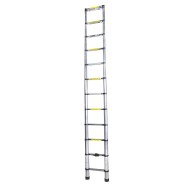 Scara telescopica aluminiu BISONTE STR1038 13 trepte inaltime maxima 3.80 m