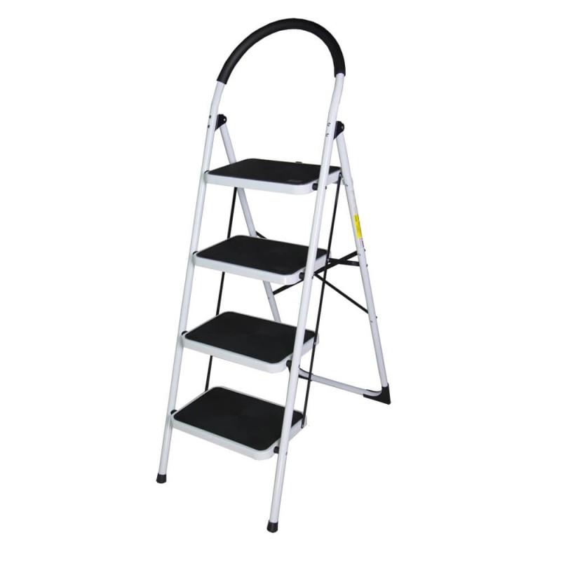 Scara otel BISONTE STR0204 4 trepte, inaltime maxima 95 cm pentru interior