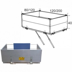 Bena GEDA RIGID cu usi batante 3 laturi