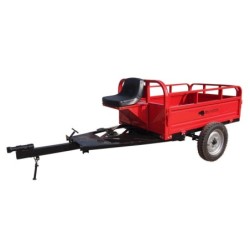 Remorca motocultor BISONTE Agro Garden BTA-600R, capacitate 600 kg, dimensiuni 1400 x 100 x 500 mm