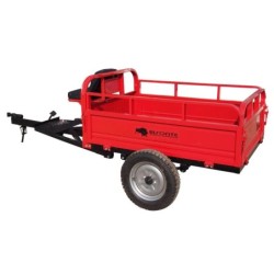 Remorca motocultor BISONTE Agro Garden BTA-600R, capacitate 600 kg, dimensiuni 1400 x 100 x 500 mm