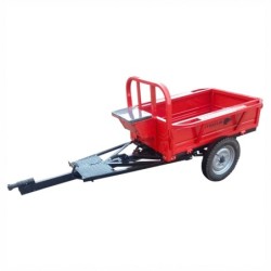 Remorca motocultor BISONTE Agro Garden BTA-500R1, capacitate 500 kg, dimensiuni 1250 x 800 x 280 mm