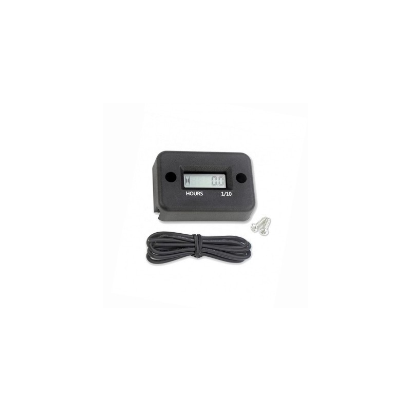 Contor ore functionare BISONTE Agro Garden pentru motoare termice in 4 timpi (negru)