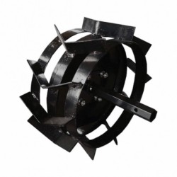 Roata metalica 4.00-8 BISONTE Agro Garden cu manicot, ax hexagonal Ø 23 mm