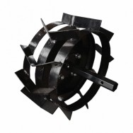 Roata metalica 4.00-8 BISONTE Agro Garden cu manicot, ax hexagonal Ø 23 mm