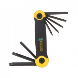 Stanley 2-69-266 Set 8 Chei Torx pliabile in carcasa T9/10/15/20/25/27/30/40