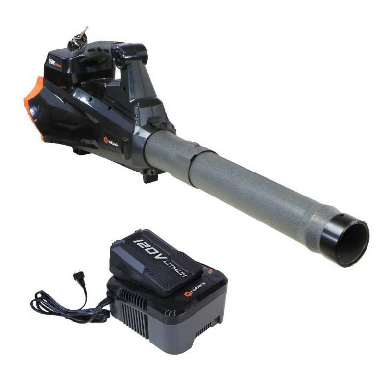 Redback Pachet EA460+EA20+EC130 Suflanta frunze acumulatori 120V, 14.5mc/min, 55m/s, acumulator 120V/2Ah, incarcator 120V/1A