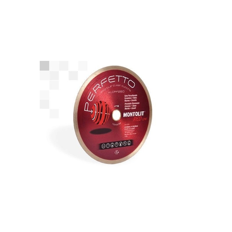Disc Montolit CPF300 PERFETTO &#8211; gresie portelenata/ceramica/sticla/marmura/granit Ø 300 mm M25.4