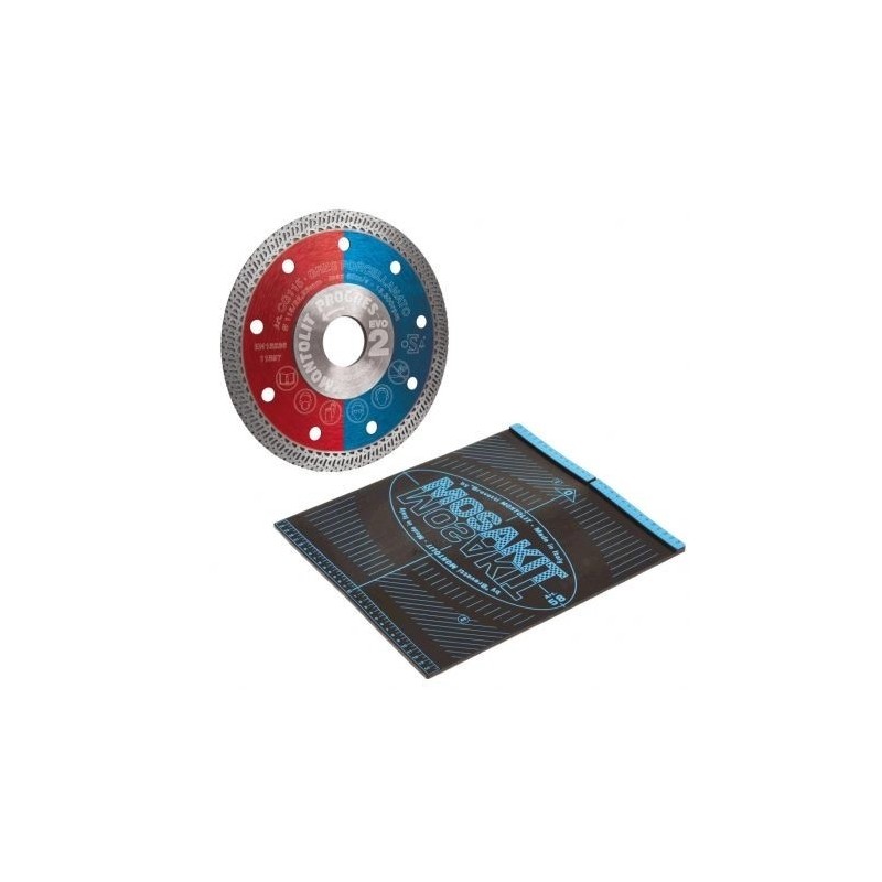 Dispozitiv Montolit MASTERPIUMA 44P2- taiere gresie/faianta include protectie cauciuc + disc Ø115mm