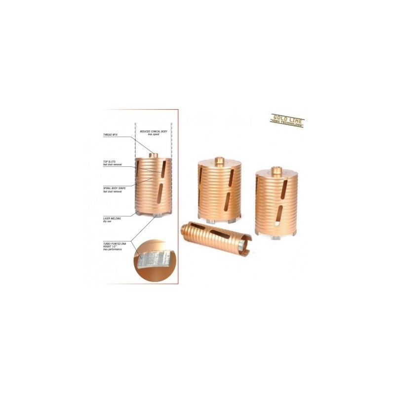 Carota diamantata Montolit DNA 202 x 150 mm