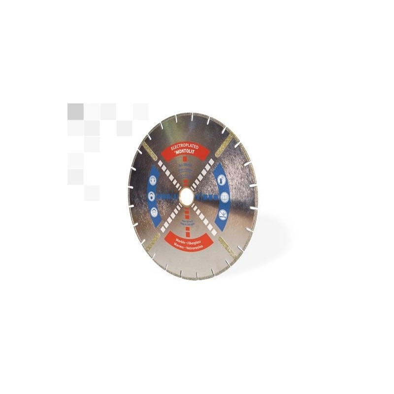 Disc Montolit ED300 pentru marmura/fibra de sticla Ø 300 mm M25.4