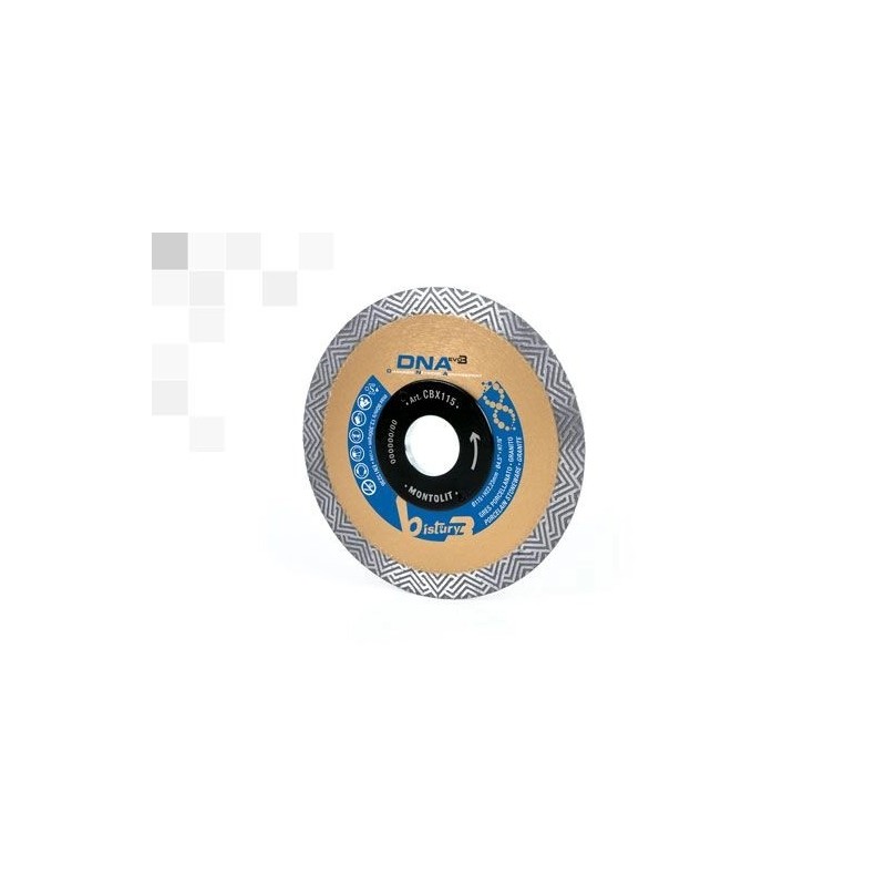 Disc Montolit CBX125 pentru gresie portelenata si granit Ø 125 M22.2