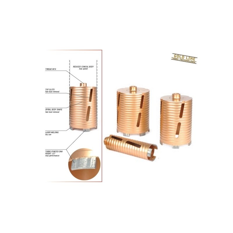 Carota diamantata Montolit DNA 162 x 150 mm