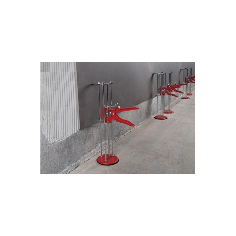 Sistem Montolit LIFTERS pentru sustinere placi ceramice de mari dimensiuni pe verticala.