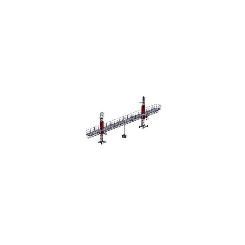 Platforma autoridicatoare DORUKUP-LIFT DL 1300 BICOLOANA H maxim 150m L maxim 30m 400V