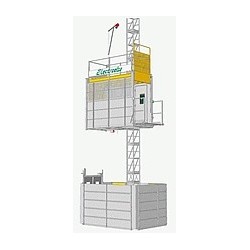 Ascensor persoane/materiale ELECROELSA ELSA H20 PLC H maxim 220m sarcina maxima 2.000kg 400V