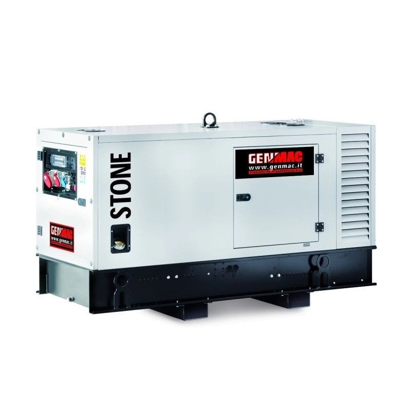 Generator insonorizat GENMAC Stone G45IS putere maxima 50 kVA 400V motor Iveco