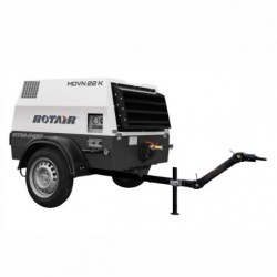 Motocompresor ROTAIR MDVN 22 K presiune 6.5 bar debit 2000 l/min motor Kubota 25 cp