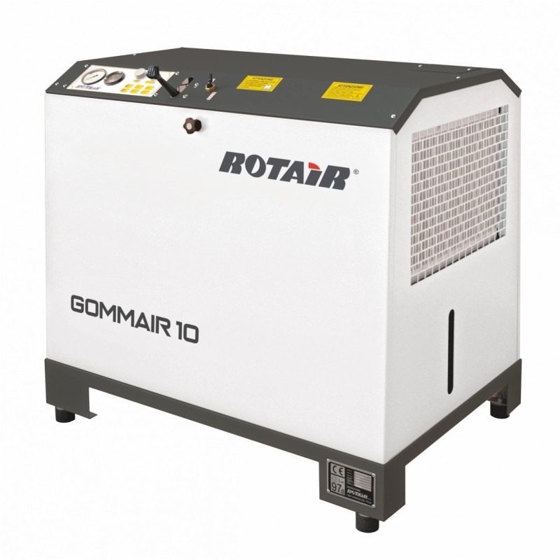 Motocompresor stationar ROTAIR GOMMAIR 10-13 debit 800 l/min/13bar motor diesel Yanmar 10.5 KW