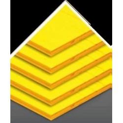 Panou galben 21 mm 200 x 50 cm